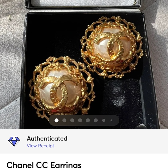 Chanel vintage collectors item Earrings - Picture 2 of 8